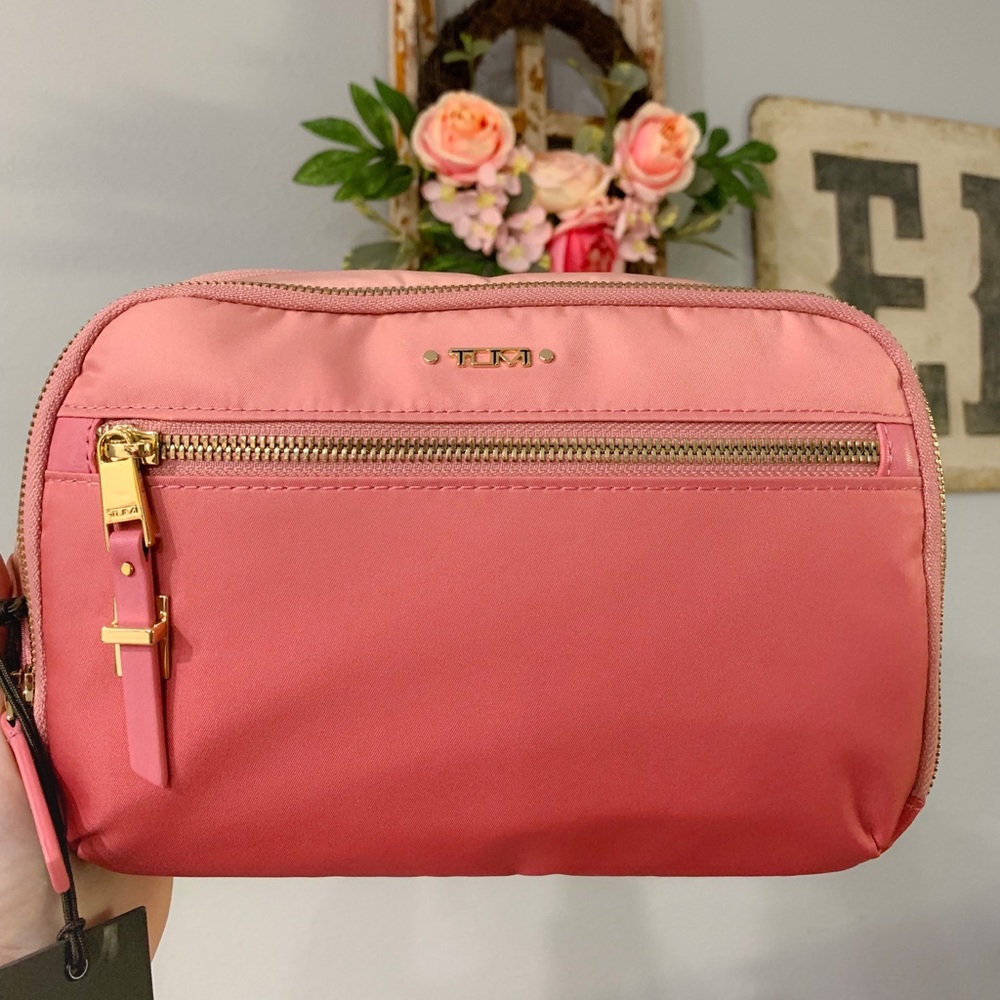 Tumi Voyager Erie Double ZIP Cosmetic Bag